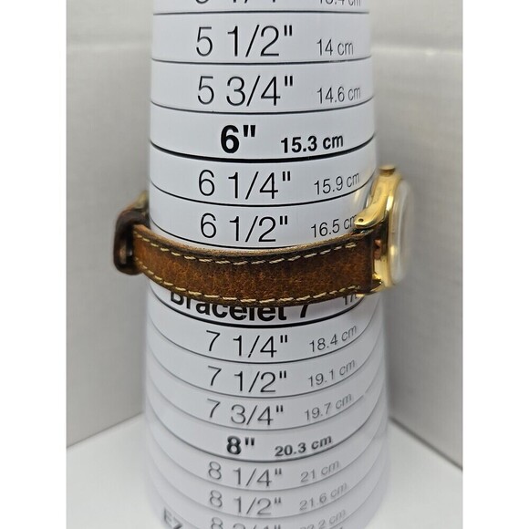 Rare Lorus Mickey & Pals Watch Gold Tone New Battery Leather Disney Characters main image 12